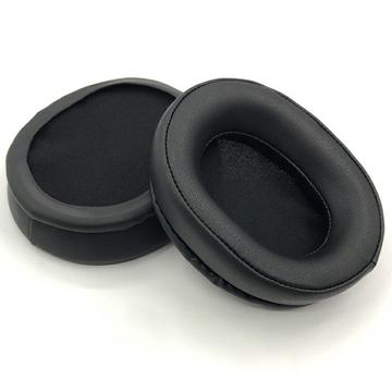 Padiglioni auricolari in pelle proteica per le cuffie Audio-Technica ATH-WS990BT - Nero
