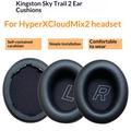 Padiglioni auricolari in pelle proteica per le cuffie HyperX Cloud MIX 2 - Nero
