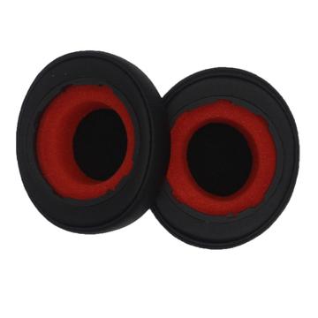 Padiglioni auricolari in pelle proteica per le cuffie Jabra Engage 50 II/Evolve2 55/Evolve2 50 - Nero
