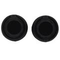 Padiglioni auricolari in pelle proteica per le cuffie Jabra Engage 55/65/75 - Nero