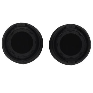 Padiglioni auricolari in pelle proteica per le cuffie Jabra Engage 55/65/75 - Nero