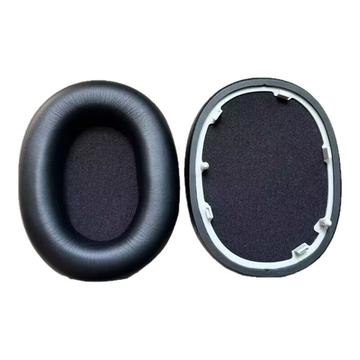 Padiglioni auricolari in pelle proteica per le cuffie Sony WH-1000XM6 - Nero