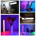 Puluz Luce LED magnetica RGB a bastoncino con batteria e luminosità regolabile - 30cm
