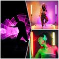 Puluz Luce LED magnetica RGB a bastoncino con batteria e luminosità regolabile - 30cm
