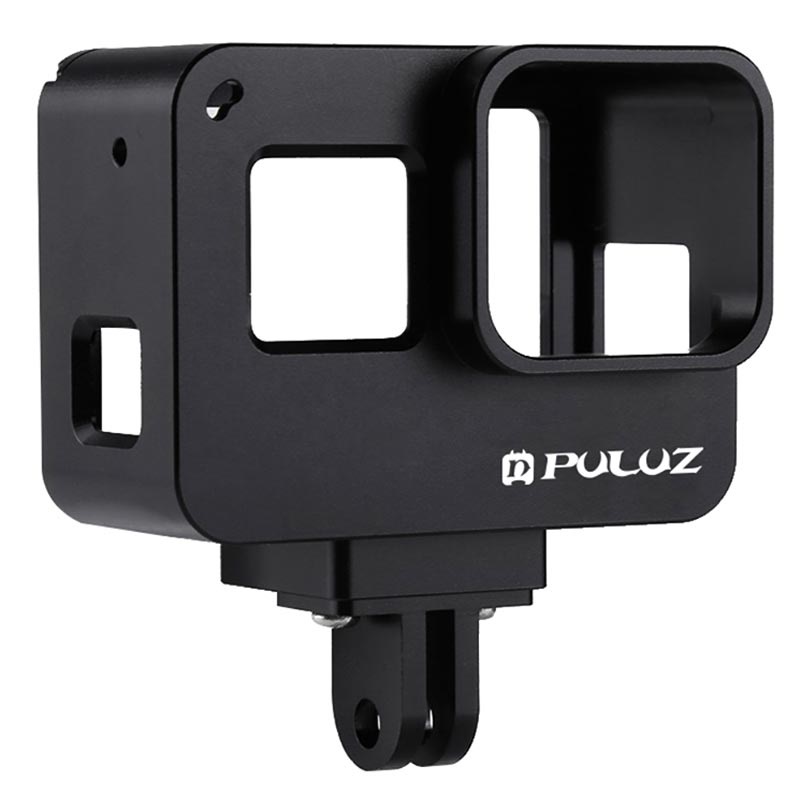 con frame assicurato e filtro UV da 52 mm Puluz® custodia protettiva in lega di alluminio per GoPro HERO5