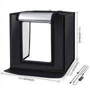 Puluz PU5060 Cabina fotografica portatile / Softbox - 60cm, 36W, 5500K