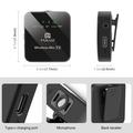 Microfono lavalier wireless Puluz PU645B - Lightning - Nero