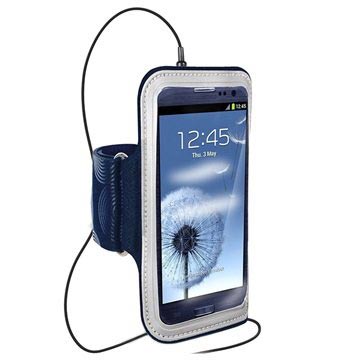 Fascia da Braccio Puro per Samsung Galaxy S3 I9300 - Blu