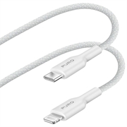 Cavo di ricarica e sincronizzazione USB-C / Lightning di Puro Fabrik - 1,2 m - Bianco