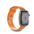 Apple Watch Series Ultra 2/Ultra/9/8/SE (2022)/7/SE/6/5/4/3/2/1 Puro Icon Cinturino in silicone - 49mm/45mm/44mm/42mm - Arancione
