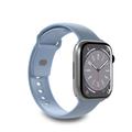 Apple Watch Series Ultra 2/Ultra/10/9/8/SE (2022)/7/SE/6/5/4/3/2/1 Puro Icon Cinturino in silicone - 49mm/46mm/45mm/44mm/42mm - Azzurro