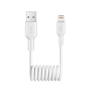 Cavo a spirale USB-A / Lightning di Puro - 1m - Bianco