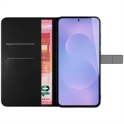 Custodia a portafoglio con 2 slot per carte Samsung Galaxy S26+ Puro - Nera