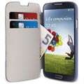 Custodia Portafoglio Puro - Samsung Galaxy S4 I9500, I9505, I9502 - Blu