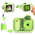 Q1 Fotocamera digitale con microscopio Dino da 2.4" per bambini - Verde