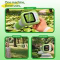 Q1 Fotocamera digitale con microscopio Dino da 2.4" per bambini - Verde
