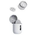 Mini cuscinetti massaggianti wireless Q1 con telecomando - Bianco
