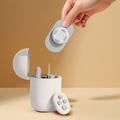 Mini cuscinetti massaggianti wireless Q1 con telecomando - Bianco