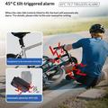 Allarme per biciclette con telecomando Q100 e luce di segnalazione RGB - 135dB