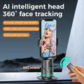 Q12 AI: stabilizzatore per smartphone con tracciamento automatico, controllo tramite gesti e Bluetooth - Nero