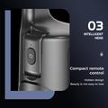 Q12 AI: stabilizzatore per smartphone con tracciamento automatico, controllo tramite gesti e Bluetooth - Nero