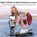 Q14 Gimbal per smartphone con tracciamento intelligente AI e telecomando Bluetooth - Nero
