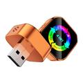 Adattatore wireless 4 in 1 Q1A per CarPlay/Android Auto con AirPlay e Mirror Link - Arancione / Colorato