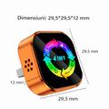 Adattatore wireless 4 in 1 Q1A per CarPlay/Android Auto con AirPlay e Mirror Link - Arancione / Colorato