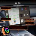 Adattatore wireless 4 in 1 Q1A per CarPlay/Android Auto con AirPlay e Mirror Link - Arancione / Colorato