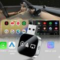 Q1AS Adattatore wireless CarPlay e Android Auto 3 in 1 con AirPlay - argento / nero