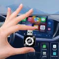 Adattatore wireless 4 in 1 Q1AS per CarPlay e Android Auto con AirPlay/Mirror Link - Nero