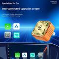 Adattatore wireless 4 in 1 Q1BVS a forma di diamante per CarPlay/Android Auto