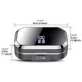 Auricolari wireless Q25 con custodia di ricarica con funzione power bank - Nero
