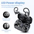 Auricolari wireless Q25 con custodia di ricarica con funzione power bank - Nero