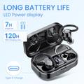 Auricolari wireless Q25 con custodia di ricarica con funzione power bank - Nero