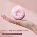 Q32 Scaldamani a forma di ciambella 4000mAh - Rosa