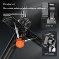 Q34 AI stabilizzatore gimbal per selfie stick con funzione anti-vibrazioni e luce di bellezza RGB - Nero
