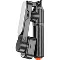 Q34 AI stabilizzatore gimbal per selfie stick con funzione anti-vibrazioni e luce di bellezza RGB - Nero