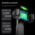 Q34 AI stabilizzatore gimbal per selfie stick con funzione anti-vibrazioni e luce di bellezza RGB - Nero