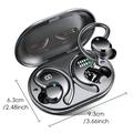 Auricolari wireless Q38 Sports con gancio auricolare