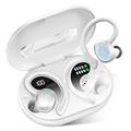 Auricolari wireless Q38 Sports con gancio auricolare - Bianco