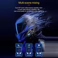Casco da moto Q58Max con auricolare Bluetooth e radio FM - Portata di 500m
