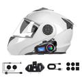 Casco da moto Q58Max con auricolare Bluetooth e radio FM - Portata di 500m