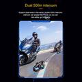 Casco da moto Q58Max con auricolare Bluetooth e radio FM - Portata di 500m