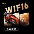Proiettore Android Q6 720P con WiFi 6, HDMI/USB/AV - Bianco