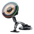 QH-AKD248: caricatore wireless magnetico con ventosa da auto per cruscotto o parabrezza
