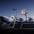 QH-AKD248: caricatore wireless magnetico con ventosa da auto per cruscotto o parabrezza