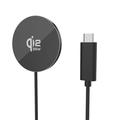 Caricabatterie MagSafe Qi2.2 da 25W per iPhone, AirPods, Galaxy Buds - Nero