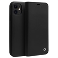 Custodia a Portafoglio in Pelle Qialino Classic per iPhone 11 - Nera