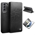 Qialino Classic Samsung Galaxy Note10 Wallet Leather Case - Black